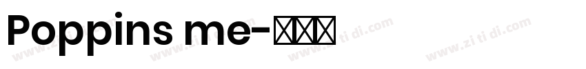 Poppins me字体转换